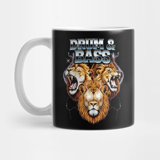 DRUM AND BASS  - Lightning Eye Lion Mug